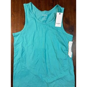 Goodfellow & Co Mens Turquoise Blue Tank Top Sleeveless Shirt Size S NWT